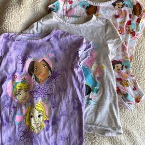 Disney girls shirts size 7